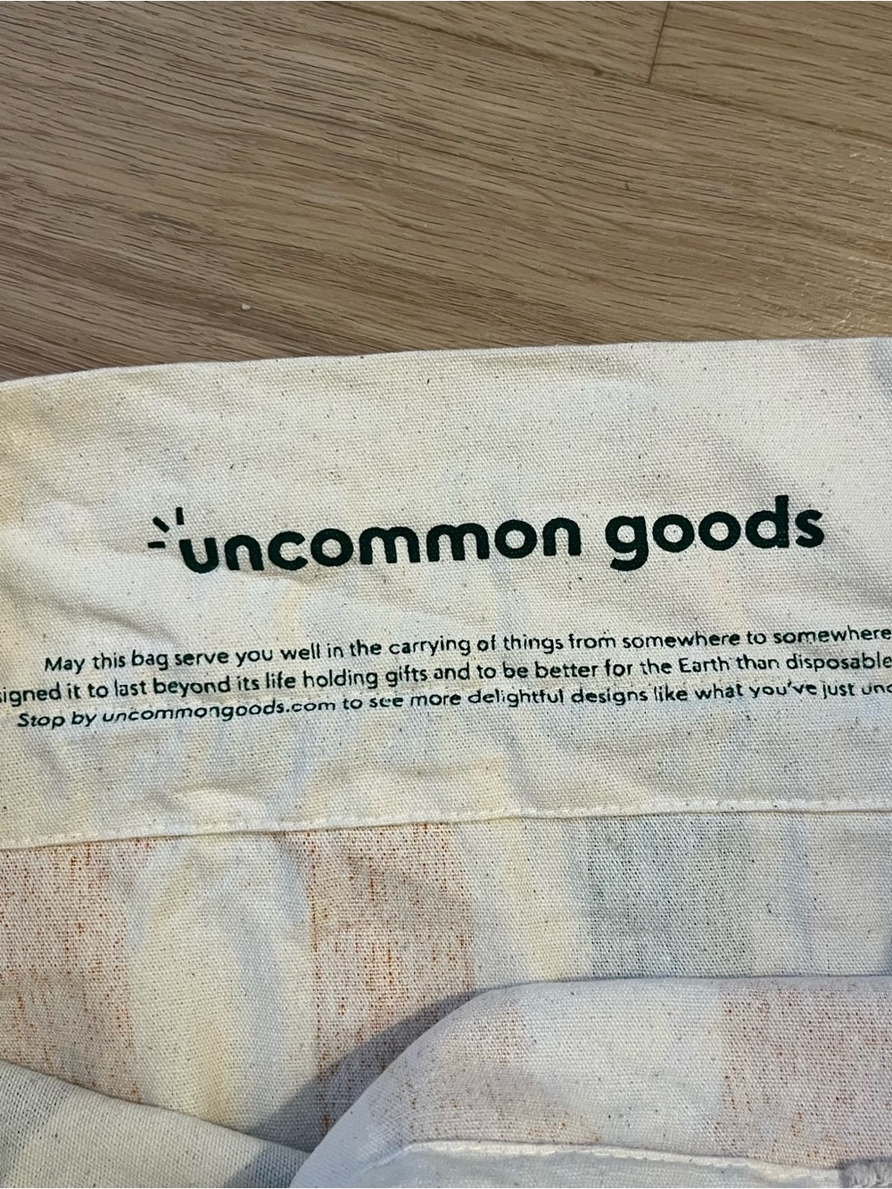 Uncommon Goods Canvas Tote - Picture 2 of 2